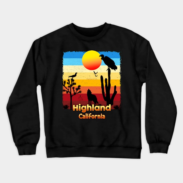 Highland Crewneck Sweatshirt by SunsetParadise